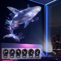LED USB Projector Light 1/3/6pcs Projection Patterns-Adjustable Whale Butterfly Star Night Light Christmas Halloween Decoration